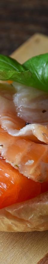 Smoked Salmon & Cream Cheese Muffin