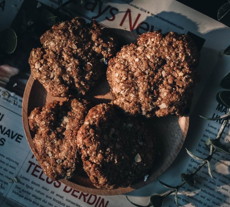 3-Ingredient Banana Oat Cookies