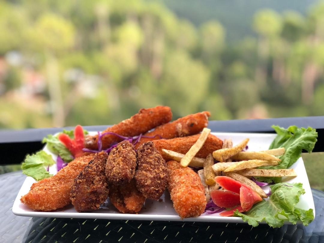 Crispy Fish Sticks with Tartar & Lemon