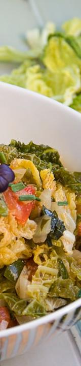 Garlicky Skillet Cabbage
