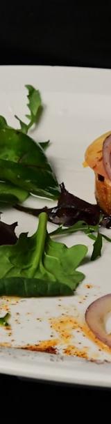 Open-Faced Tuna Melt with Egg & Greens