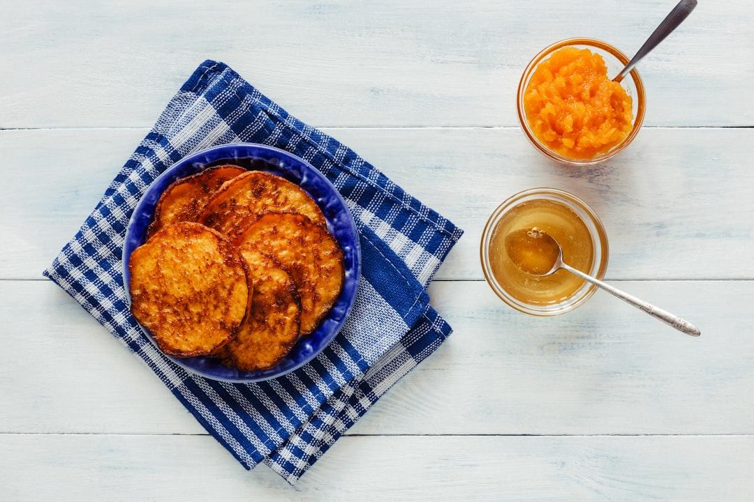 Crispy Carrot Fritters with Honey