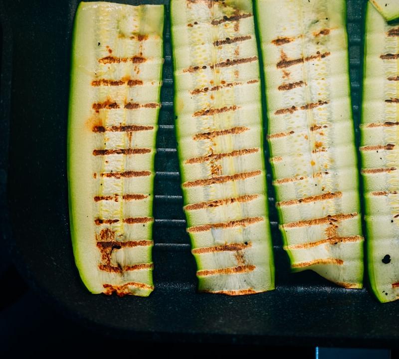 Garlicky Pan-Fried Zucchini