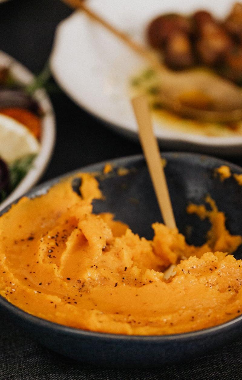 Brown Sugar Cinnamon Mashed Sweet Potatoes