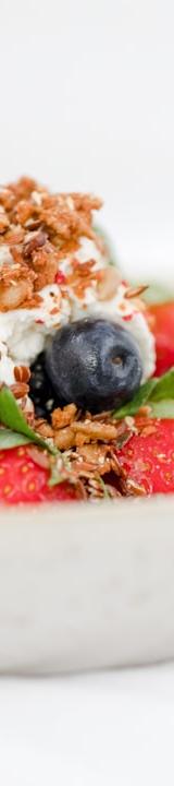Whipped Cottage Cheese Bowl with Berries & Honey