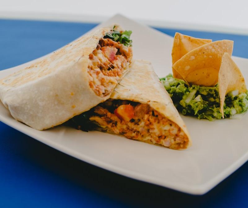 Cheesy Beef & Bean Burritos