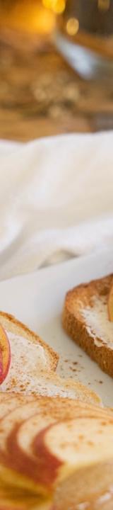 Apple Peanut Butter Toast