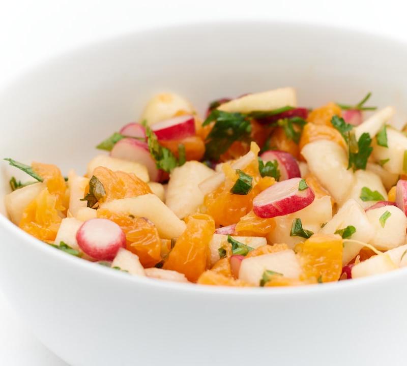 Citrus Salad with Honey Mint Drizzle