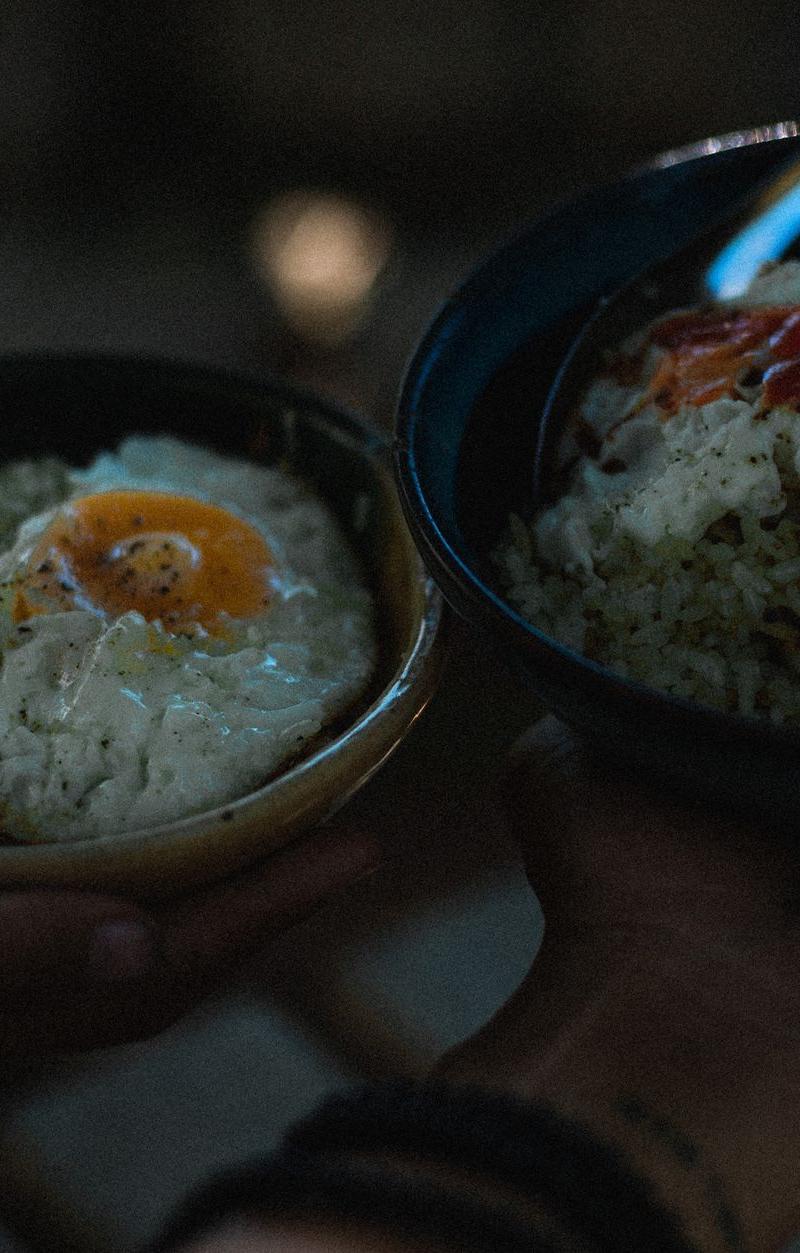 Crispy Egg Fried Rice Bowl