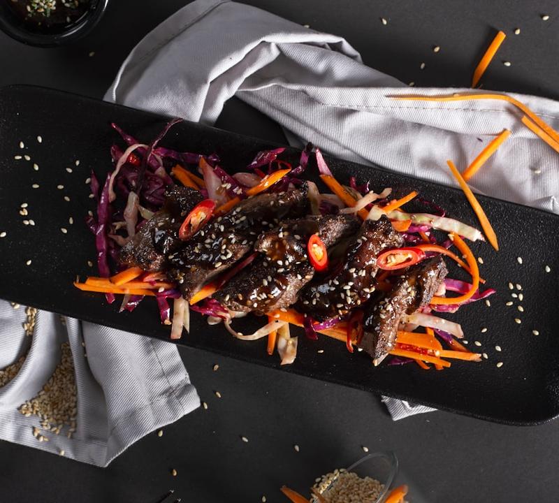5-Min Sesame Slaw