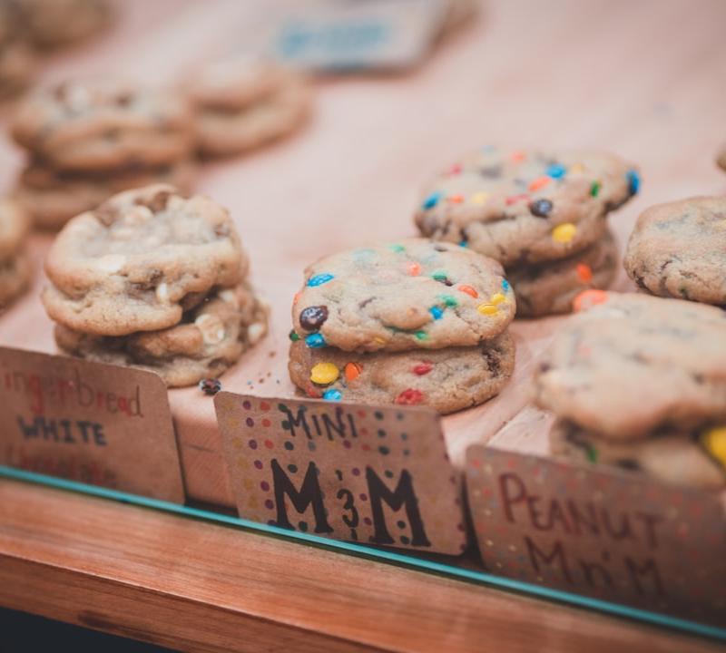 4-Ingredient M&M Cookies