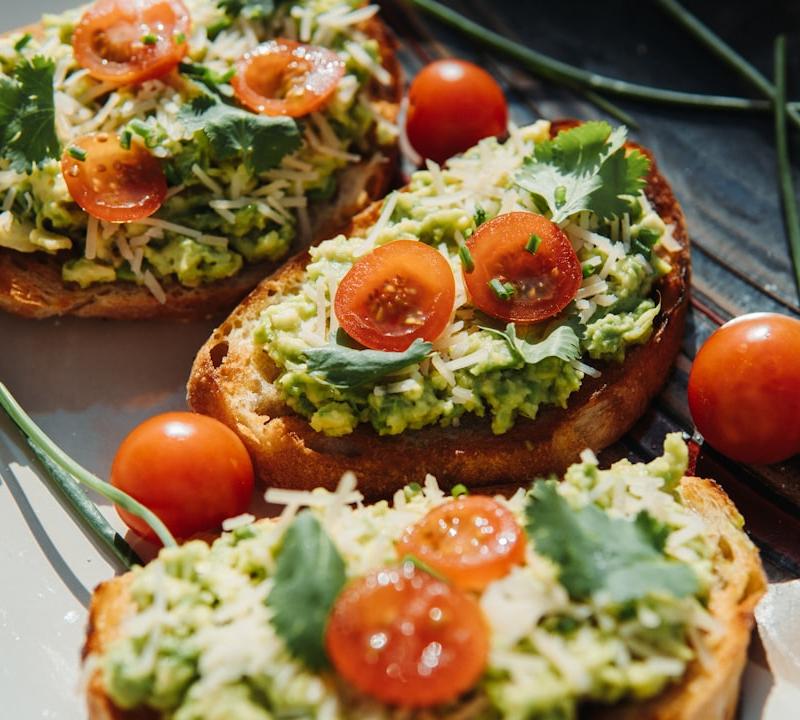 5-Min Avocado Tomato Toast