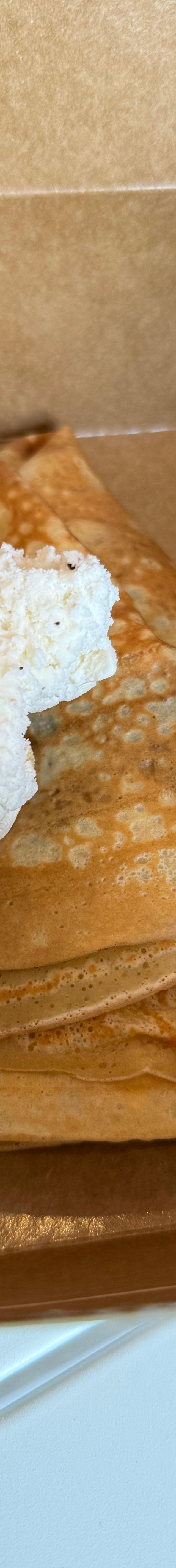 Crepes with Whipped Cream