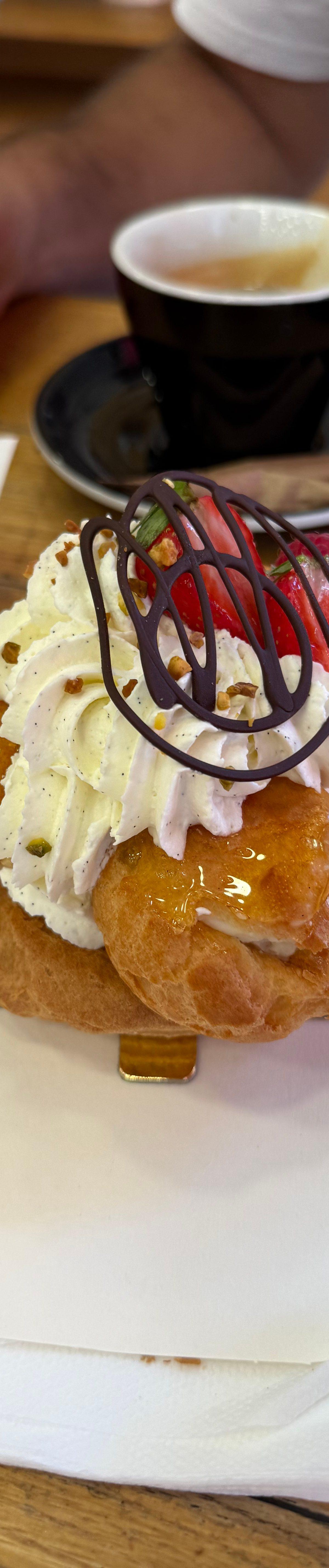 Strawberry Cream Croissant